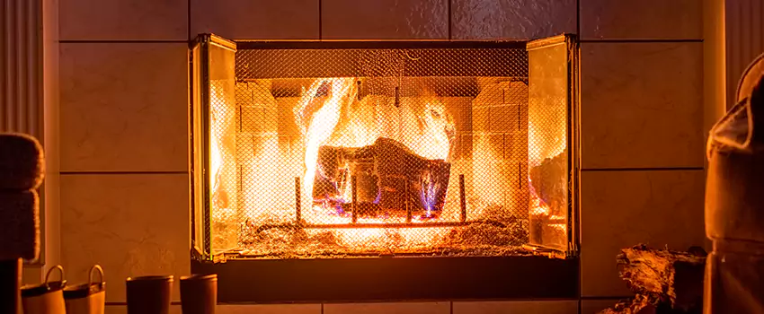 Mendota Hearth Landscape Fireplace Installation in Brunswick, Ohio