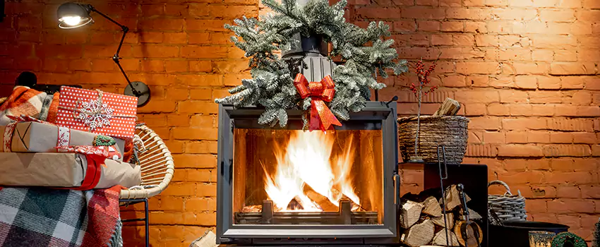 Travis Industries Linear Gas Fireplace Installation in Brunswick, Ohio