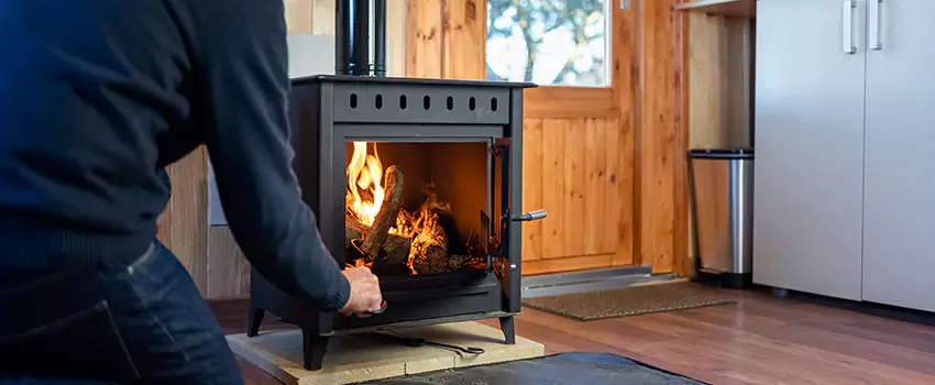 Open Hearth Wood Fireplace Installation in Brunswick, OH