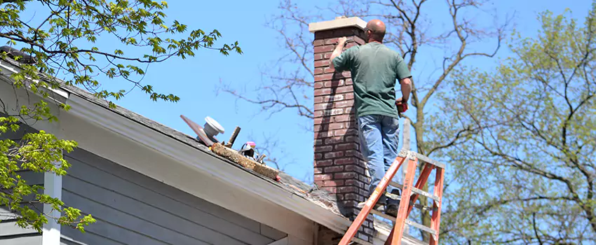 Vinyl and PVC Chimney Flashing Installation in Brunswick, OH