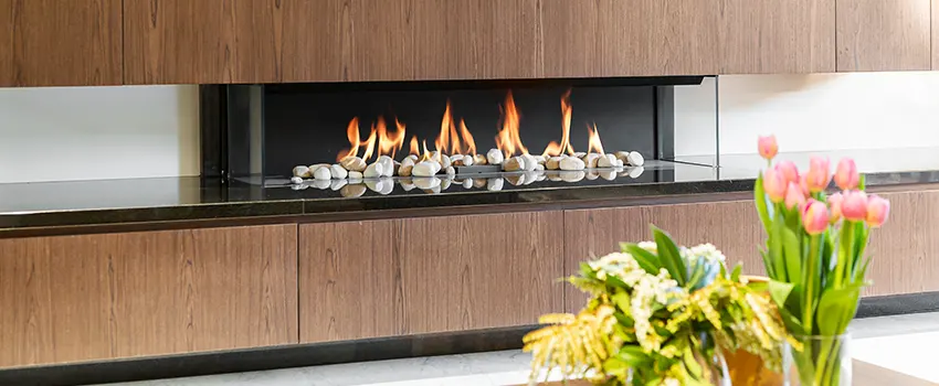 Double-height Fireplace Design Refurbishment in Brunswick, Ohio
