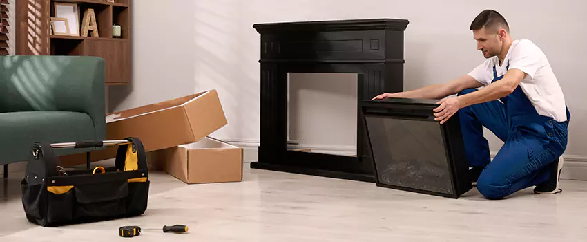 Old Rusted Metal Fireplace Repair And Replacement in Brunswick, OH
